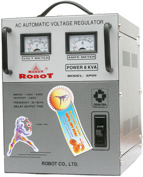 Ổn Áp Robot 8 KVA 1 Pha